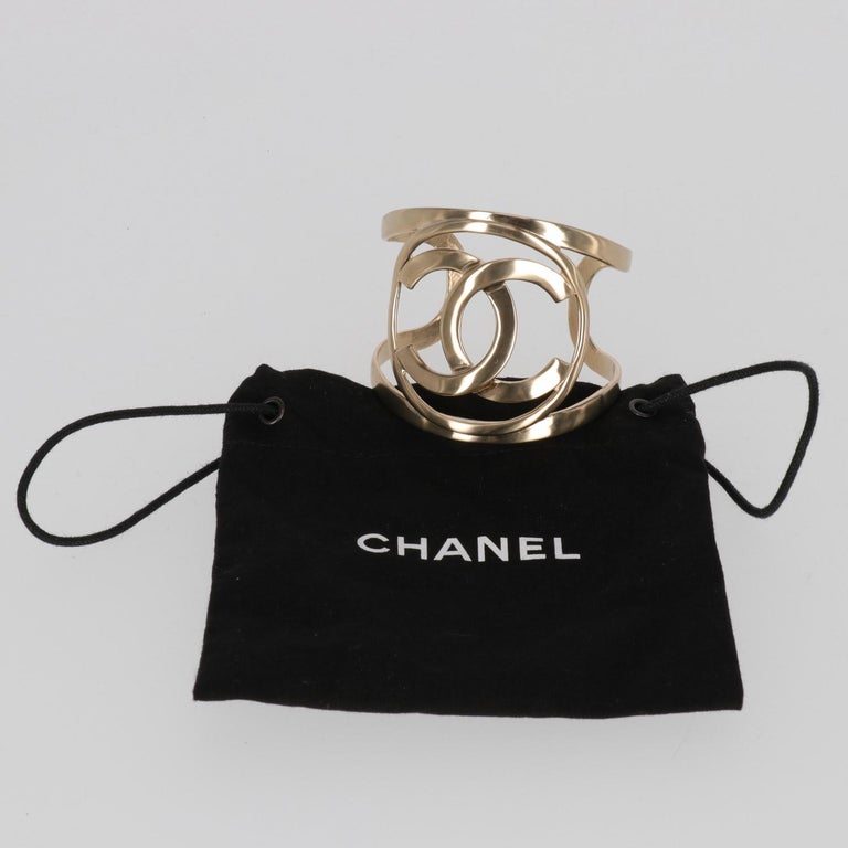 Chanel 2016's Logo Bracelet at 1stDibs | chanel cuff 2016