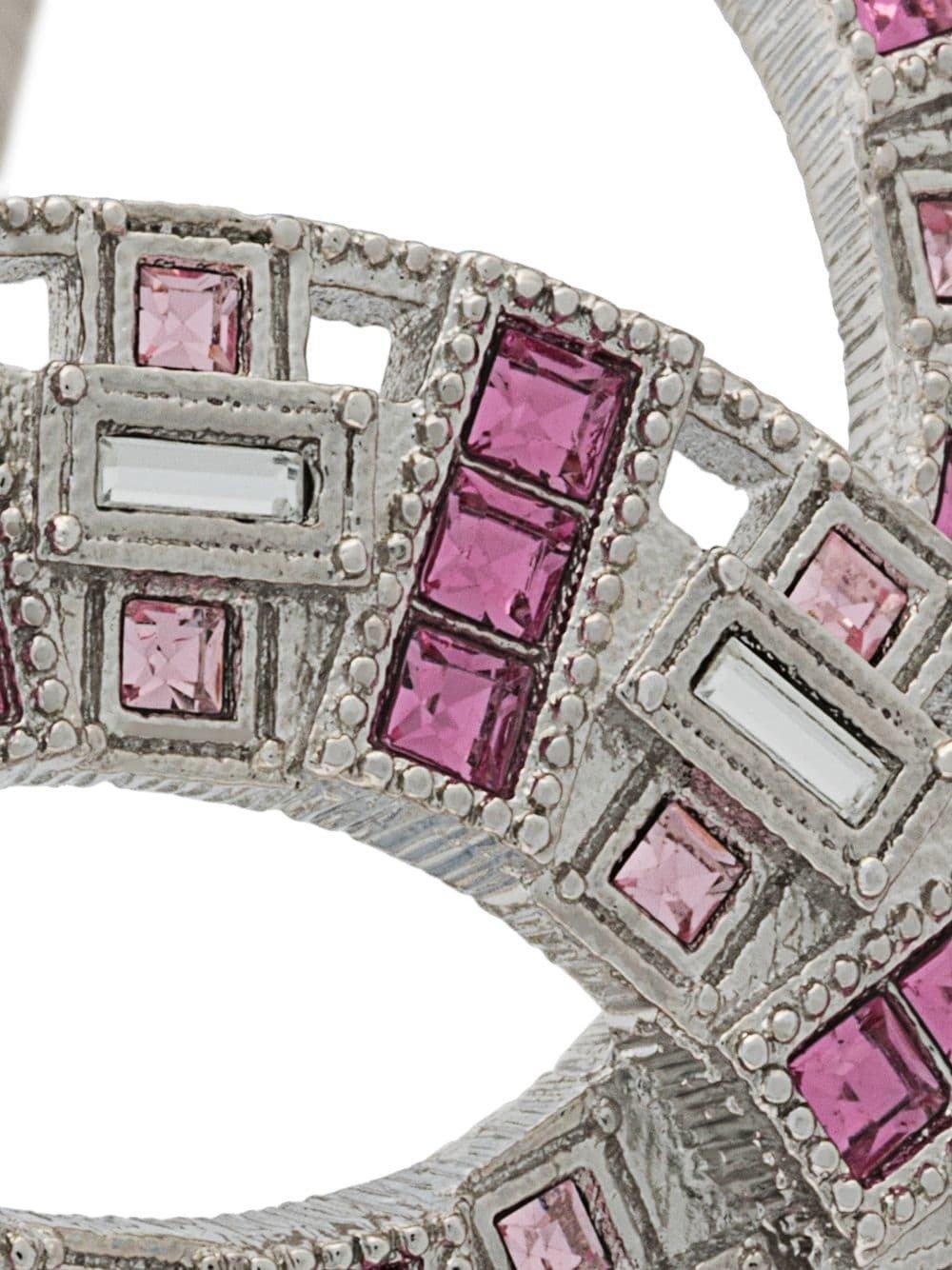 Women's Chanel fuchsia pink glasses logo bracelet 