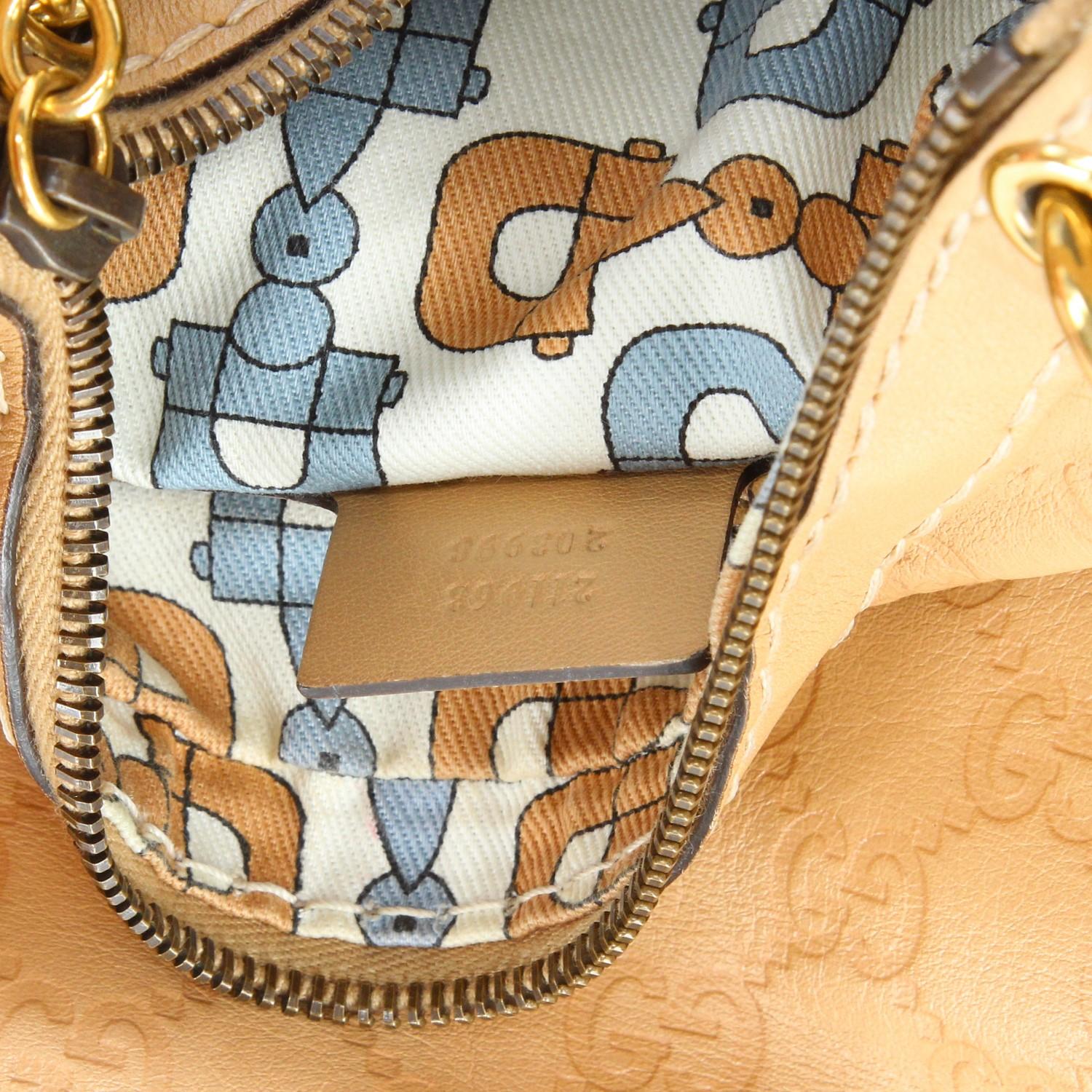Gucci beige leather bag 4