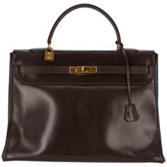 1966s Hermès Vintage Brown Leather Kelly Bag