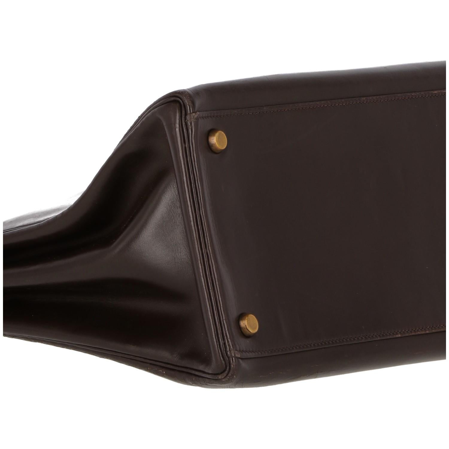 1966s Hermès Vintage Brown Leather Kelly Bag 3