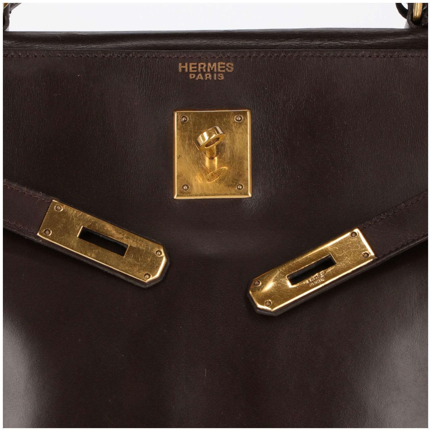 1966s Hermès Vintage Brown Leather Kelly Bag 7