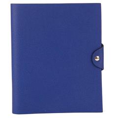 Hermes Notebooks Leather Couverture Ulysse  Blue 2015