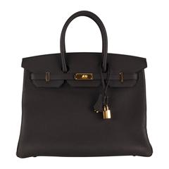 Hermes Birkin 35 Togo BLACK Gold Hardware 2016.