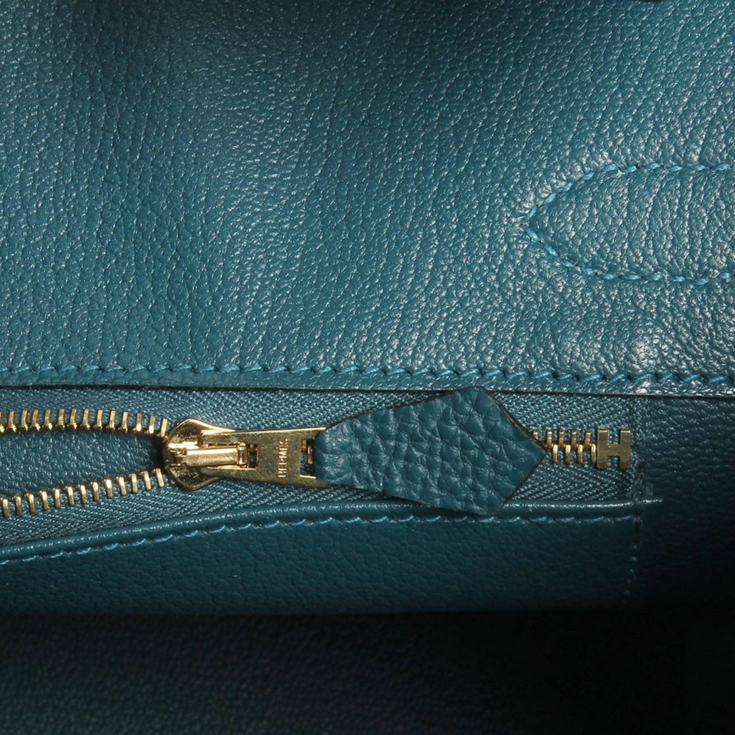 Hermes Handbag Birkin 30 1P Colvert Togo Leather Gold Hardware 2016 1
