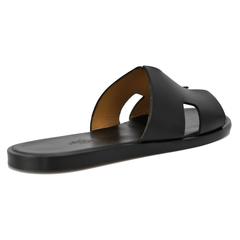 Hermes Sandals Izmir Veau size 42 Noir 2016.