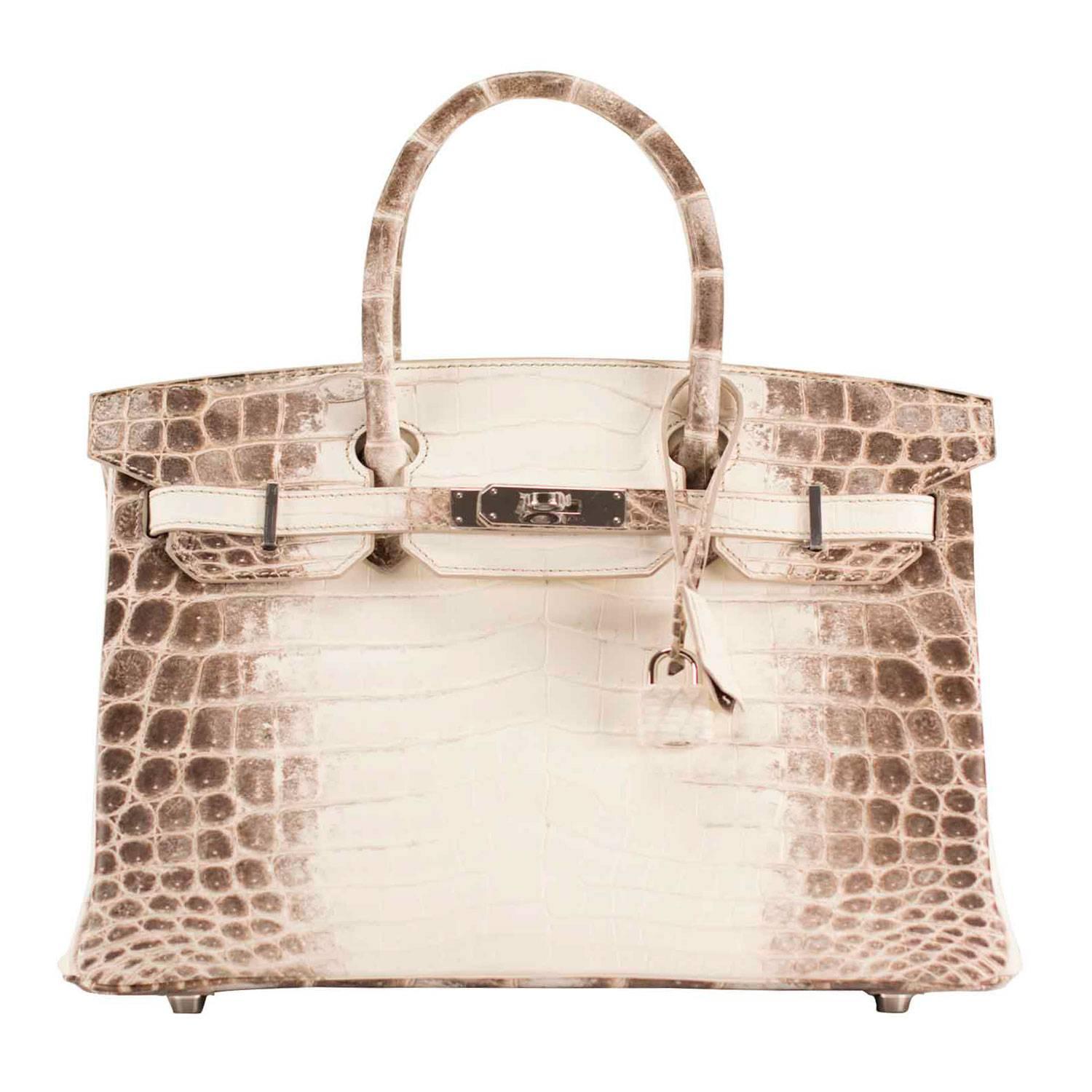 Hermes Birkin 30 Himalaya Crocodile Niloticus Palladium Hardware 2016