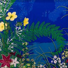 Hermes Chale Cachemire TYGER  green grey 2015