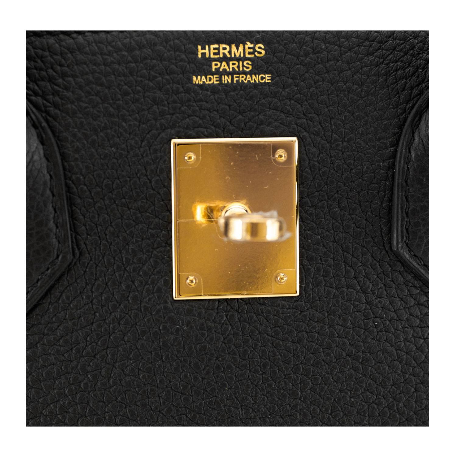Hermes Birkin 30 Togo Leather 89 Black Color Gold Hardware 2016 3