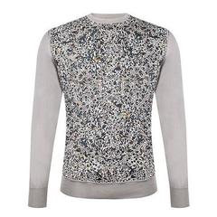 HERMES Sweater Col ras du cou Jardin Armenie XL Silk Color Sable 2015. 10