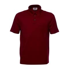 Hermes Polo Boutonne Pique de Coton Size L Color Rouge Vif 2016.