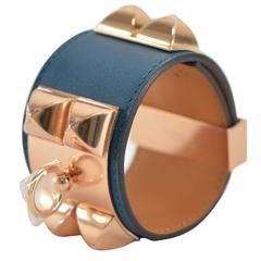 Hermes Bracelet "Dog Collar" (CDC) Swift Leather Colvert Color GHW 2015