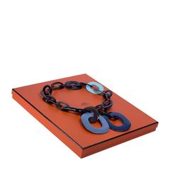 Hermes Necklace Encres Duncan Buffalo Horn and Lacquered Wood 2016