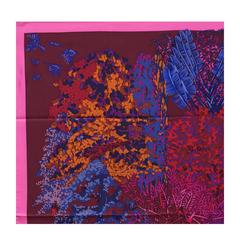 Hermes Carre 100% Silk "Les légendes de l'Arbre Coloriage" by Annie Faivre 2016