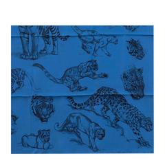 Hermes Scarf Carre 100% Silk "Dans l'atelier de Robert Dallet" 2016
