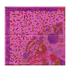 Hermes Scarf "Carre" 100% Silk "Chacun fait son nid" by Nigel Peake 2016