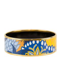 Hermes Bracelet  Enamel "Jungle of Eden"  Pollen et Azur Color GHW 2016