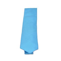 Hermes Tie silk 100% Façonnee H Turquoise