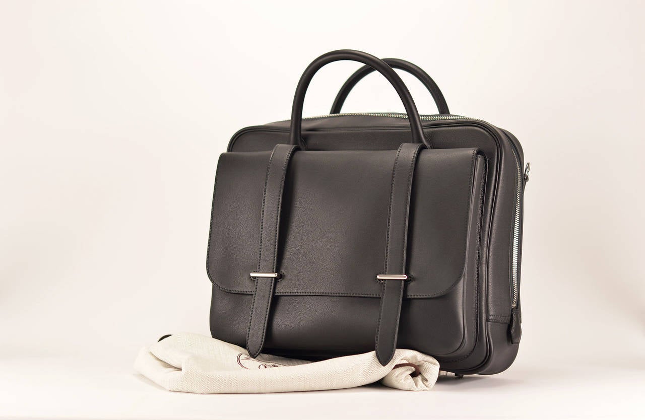 HERMES Briefcase STEVE MEETING II 35 TAURILLON CRISTOBAL lead 2015 at  1stDibs