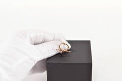 HERMES  Ring Filet d'or  Rose gold  colorless 2015.