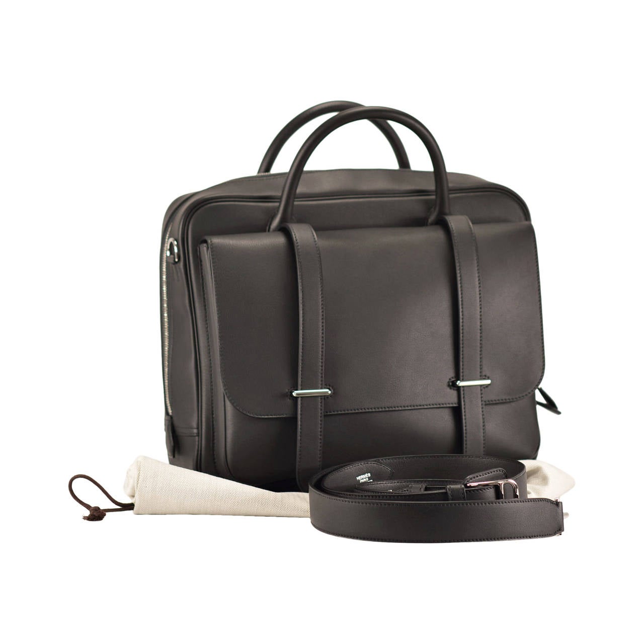 HERMES Briefcase STEVE MEETING II 35 TAURILLON CRISTOBAL lead 2015 at 1stDibs