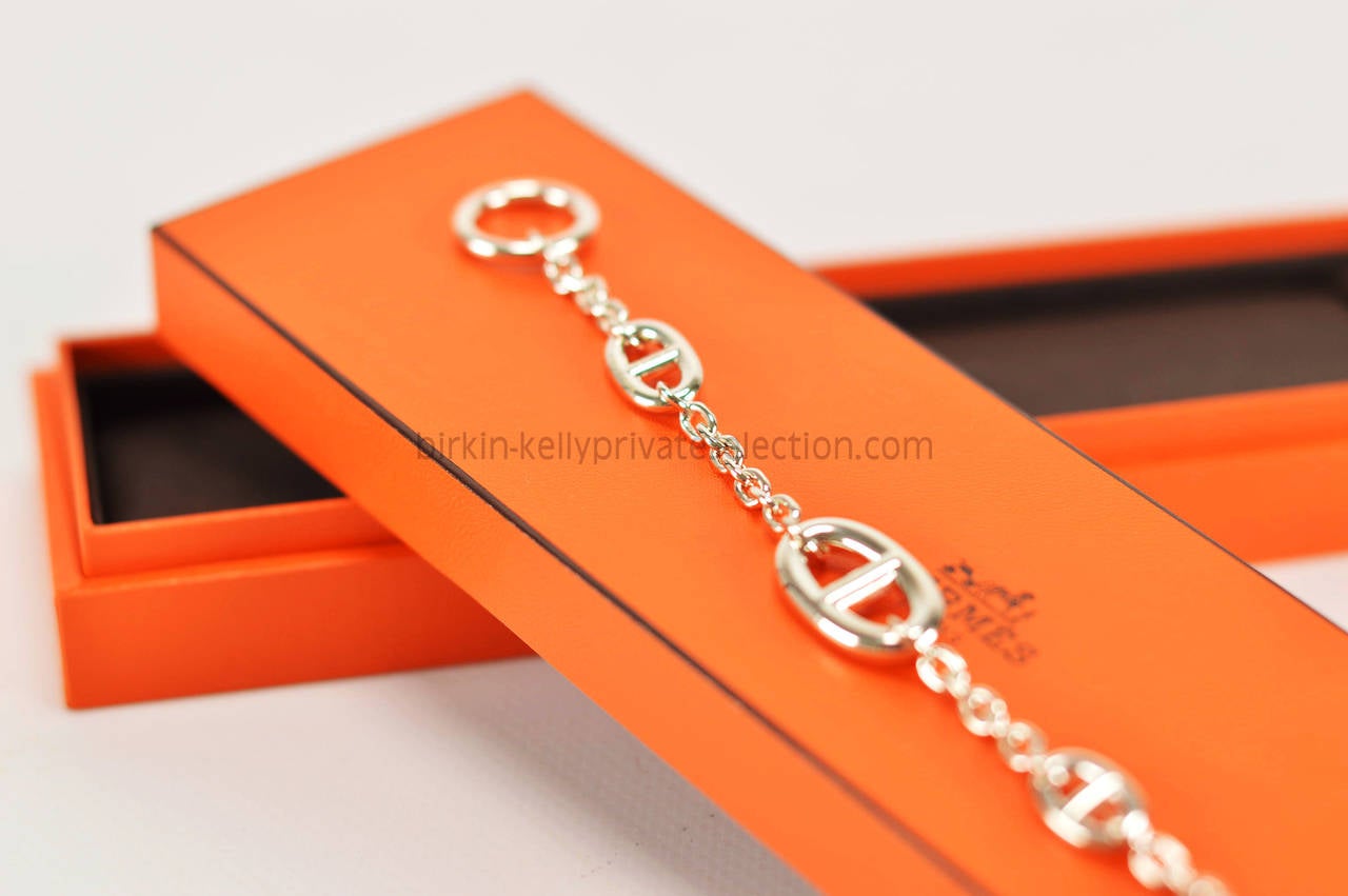 Hermes BRACELET FARANDOLE MULTI ARGENT M 2015. In New Condition In Miami, FL