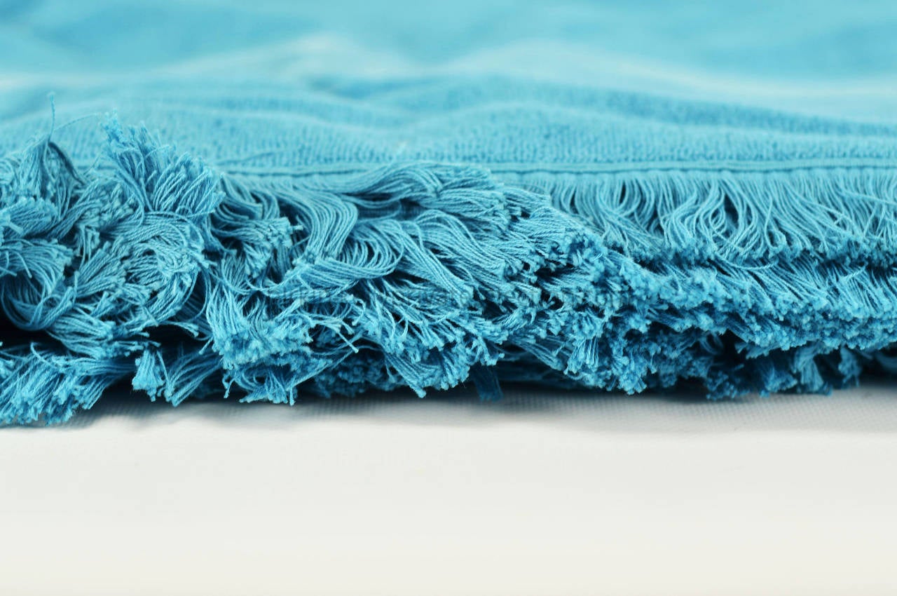 Women's or Men's Hermes Towel YACHTING ART DE VIVRE DRAP DE PLAGE Blue Horizon 2015.