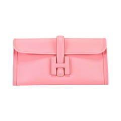 Hermes Wallet JIGE ELAN 29 EPSOM PINK CONFETTI 2015.