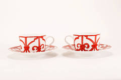 Hermes Circus Theme Tea Set at 1stDibs