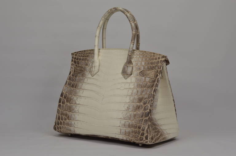 FABULOUS\u0026quot; HERMES BIRKIN BAG 30cm WHITE HIMALAYA CROCODILE ...  