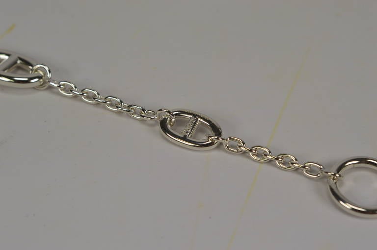 Women's Hermes Silver Bracelet Farandole