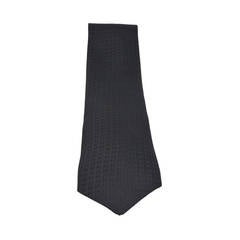 Hermès Tie Faconnée Black color 100% silk