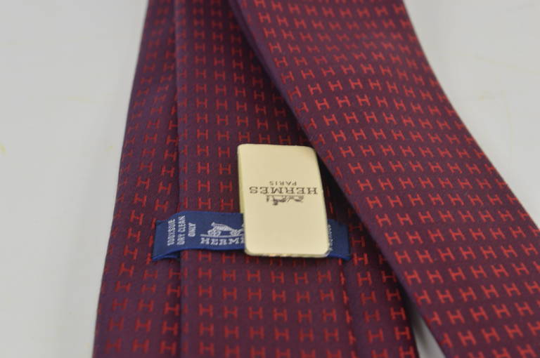 Hermès Tie Faconnée H, 