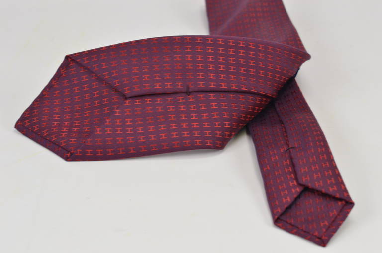 Men's Hermès Tie Faconnée H, 