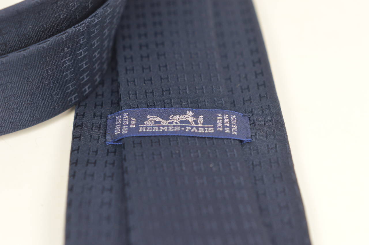 Hermès Tie Faconnée H, 