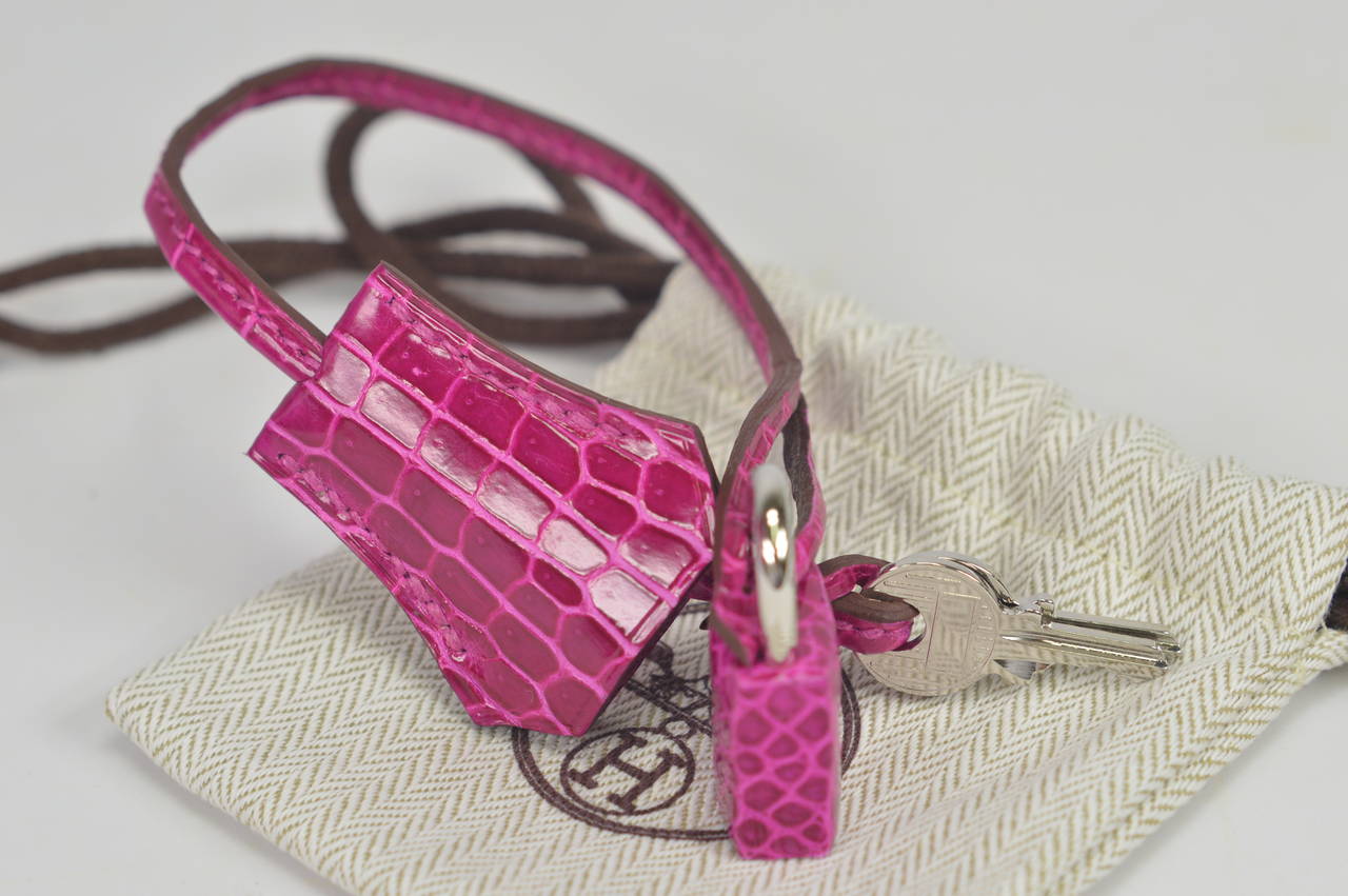 2014 \u0026quot;FABULOUS\u0026quot; HERMES BIRKIN BAG 35cm CROCODILE ROSE SHEHEREZADE ...  