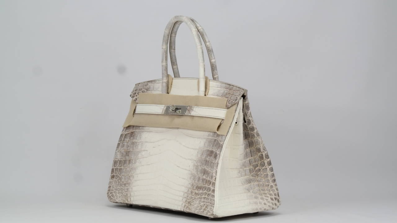 FABULOUS\u0026quot; HERMES BIRKIN BAG 30cm WHITE HIMALAYA CROCODILE ...  