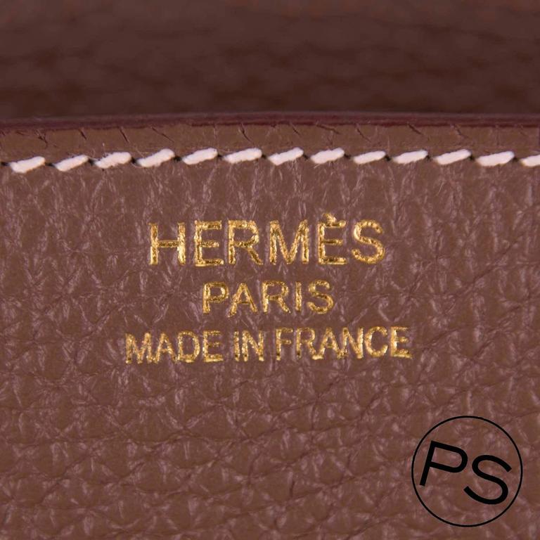 Hermes Birkin 35 Etoupe Gold Hardware 2015. at 1stDibs