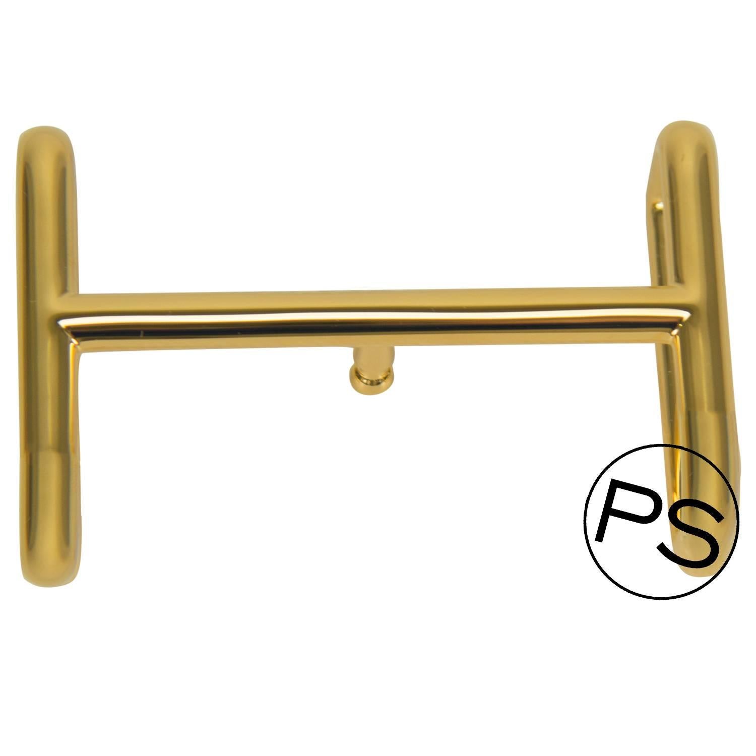 Hermes Belt 32 mm 95cm Box Swift Leather Noir Gold Hardware Reversible 2015 1