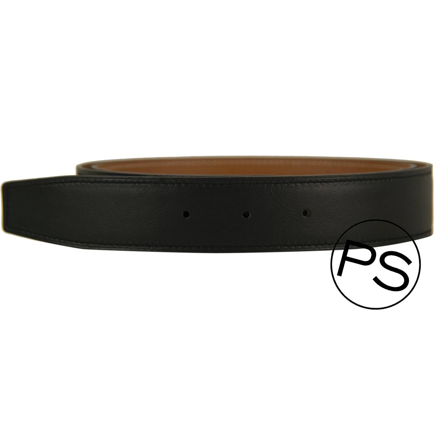 Hermes Belt 32 mm 95cm Box Swift Leather Noir Gold Hardware Reversible 2015

Pre-owned and never used

Bought it in hermes store in 2015.

Size;95cm Width 32mm

Color; Black

Model; H 

-Original Invoice. -Shipment and Insurance, 100%