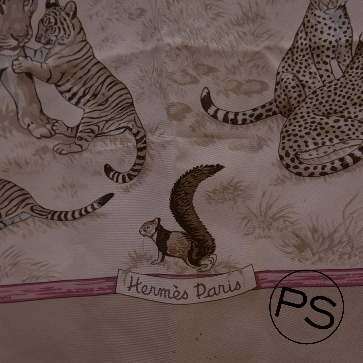 hermes carre twill bateau fleuri purple turquoise fuchsia 2015