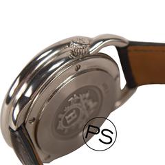 Hermes Watch Alligator Arceau Le Temps Suspendu Black 2012
