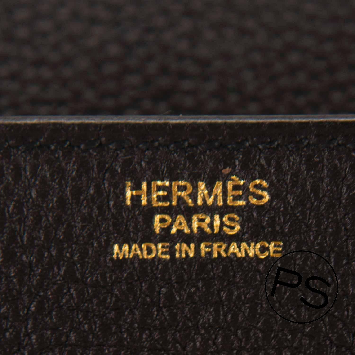 Hermes Handbag Birkin 30 Togo Black Gold Hardware 2015. 2