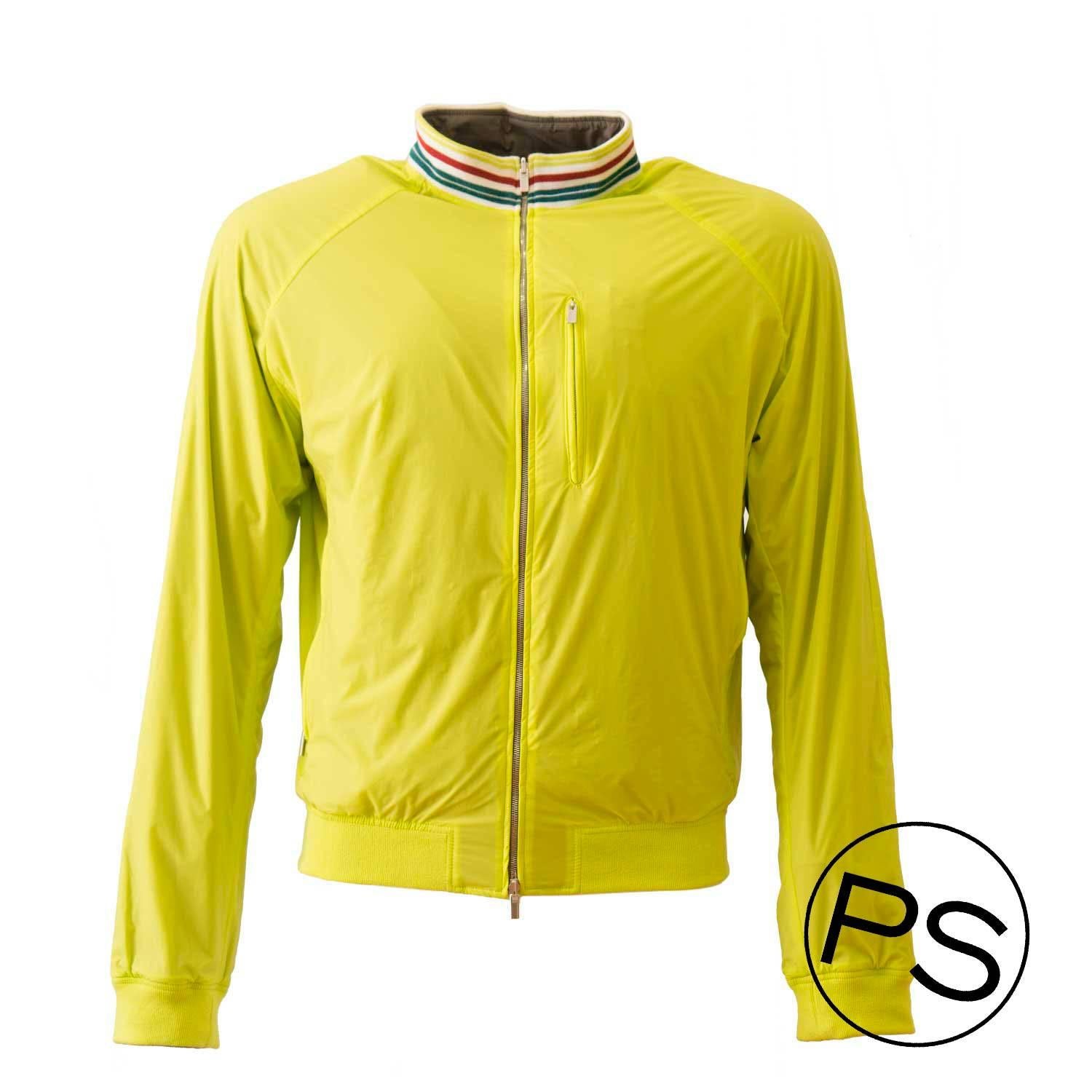Brown Hermes Jacket reversible Green, Lime green 2013