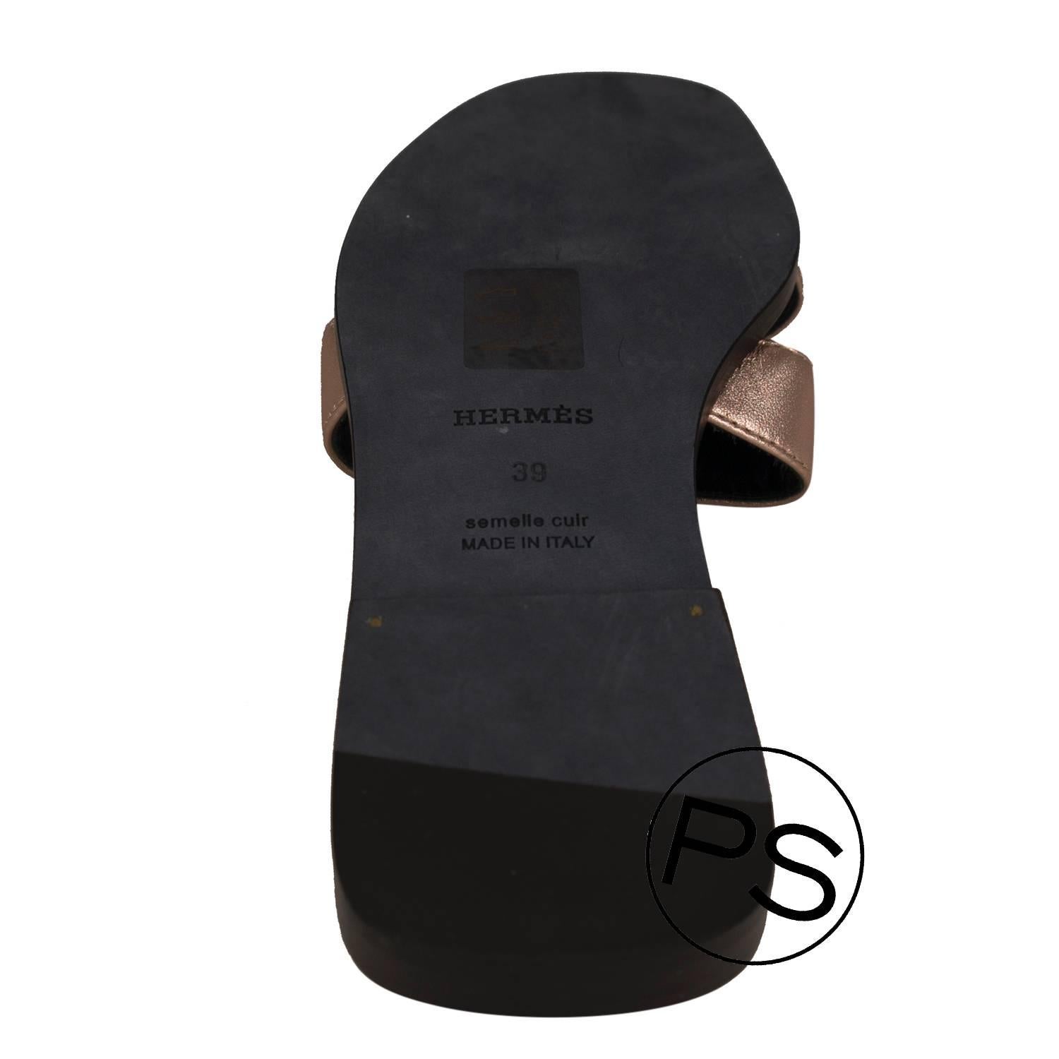 hermes nappa sandals