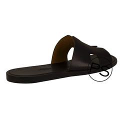 Hermes Sandals Izmir  leather 42 Moka 2015.