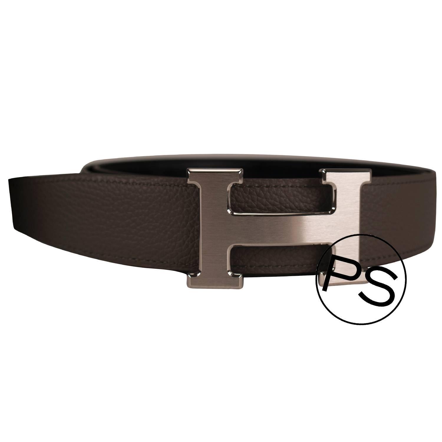 hermas bag  - Hermes Belt H 32 mm 95cm Box Togo Black Etain Palladium Hardware ...