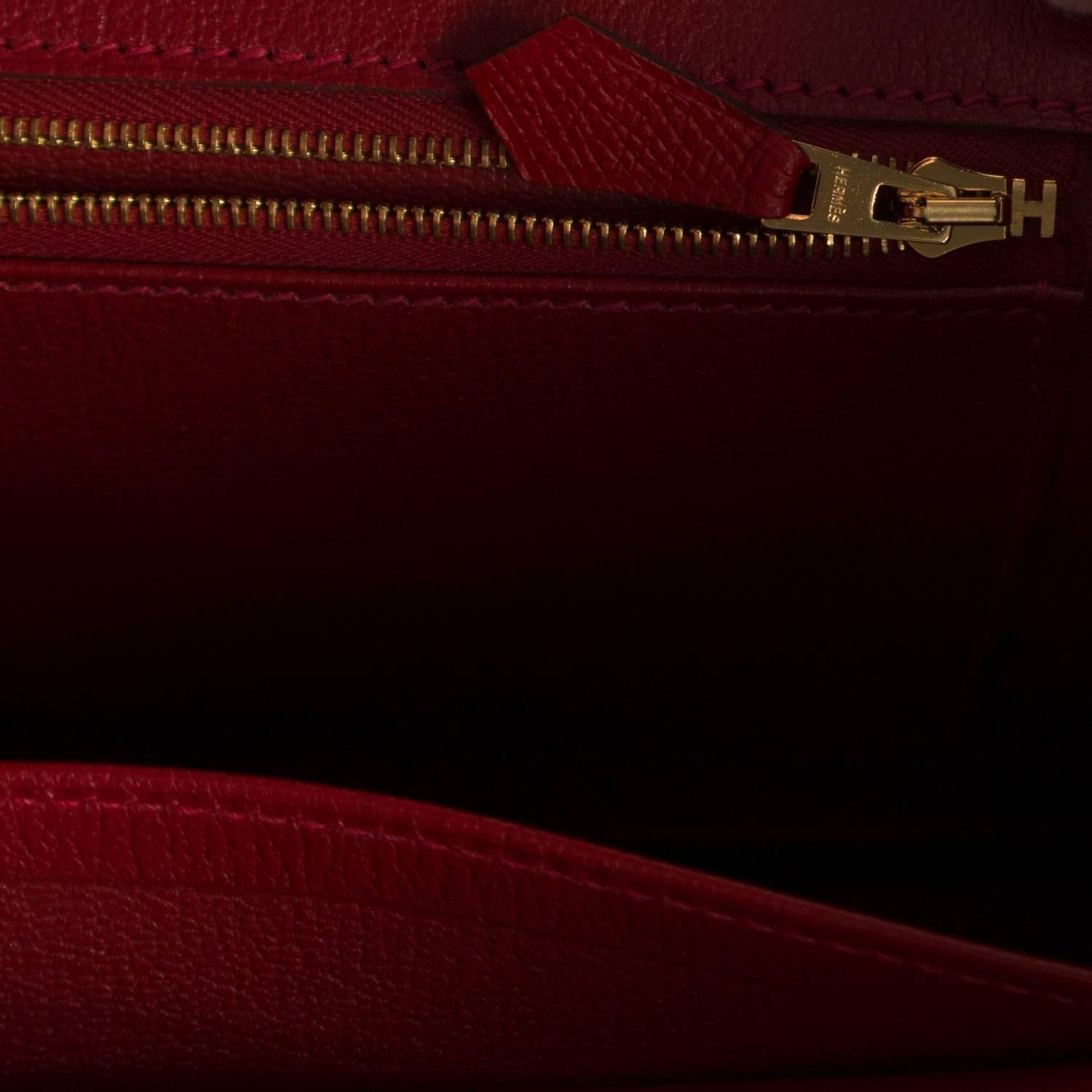 Hermes Capucine Swift Mini Kelly Pochette  
