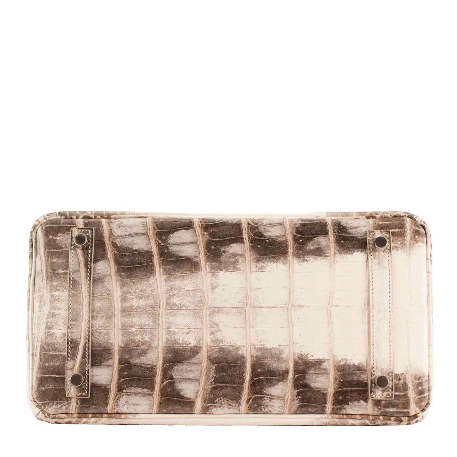 Hermes Birkin 30 Himalaya Crocodile Niloticus Palladium Hardware 2016 In New Condition In Miami, FL