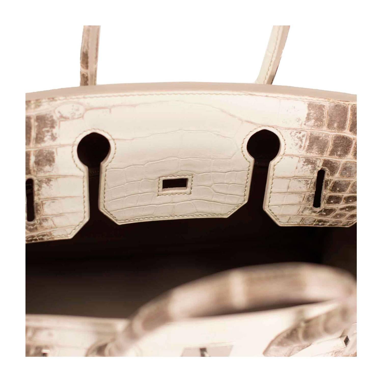 Birkin 30 Himalaya Crocodilus Niloticus Palladium Hardware 2016 3